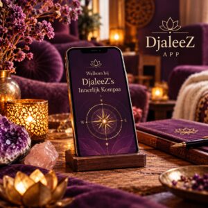 Innerlijk Kompas App van Praktijk DjaleeZ voor zelfreflectie en persoonlijke ontwikkeling
